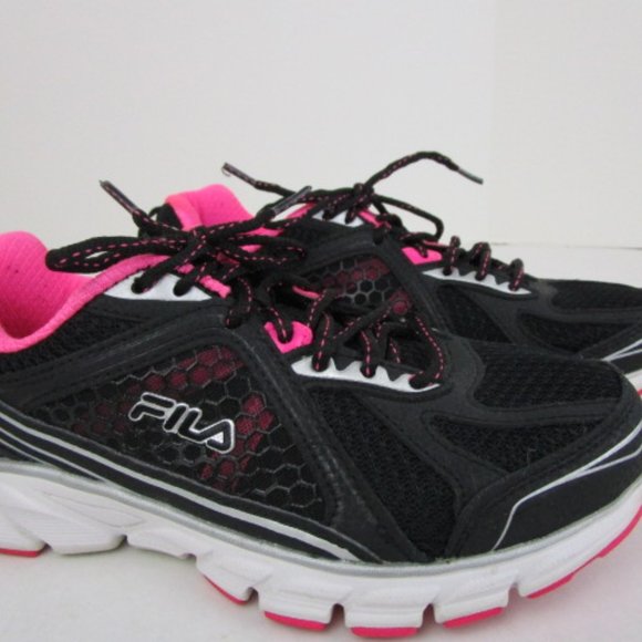 Fila Shoes - Fila Cool Max Women Tennis Shoe Size 9 Black Pink